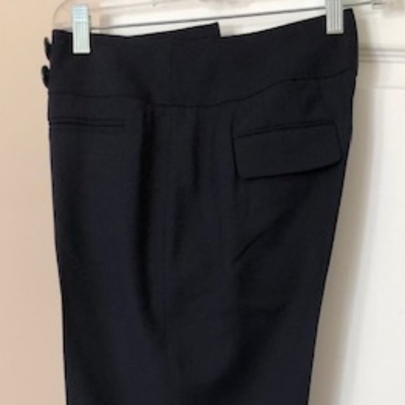 ANN TAYLOR NAVY BLUE MARGO TROUSERS - Picture 1 of 4